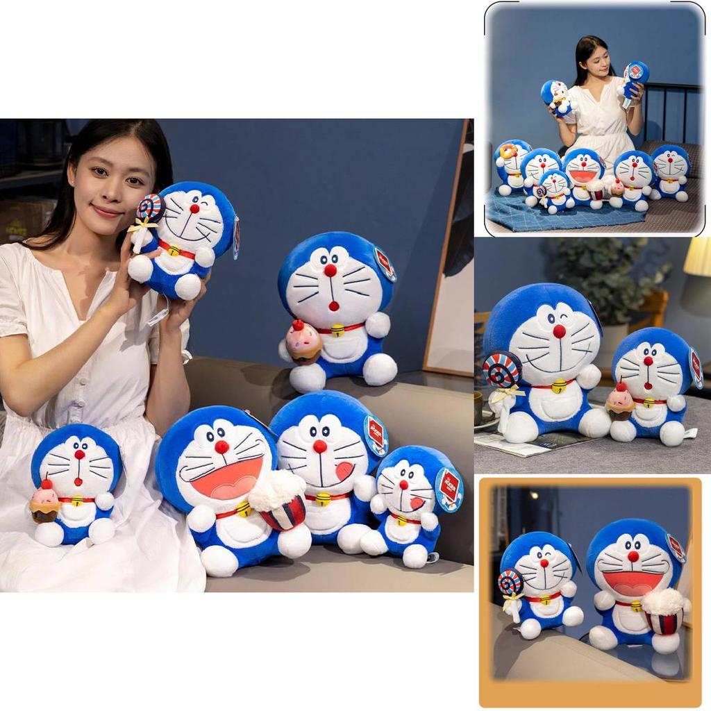 Adorable Doraemon Plush Doll Cute Cartoon Robot Cat Sweet Treats Collection Gift