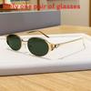 Oval Full Frame Sunglasses With Uv400 Protection For Outdoor Sports And Fashion Style