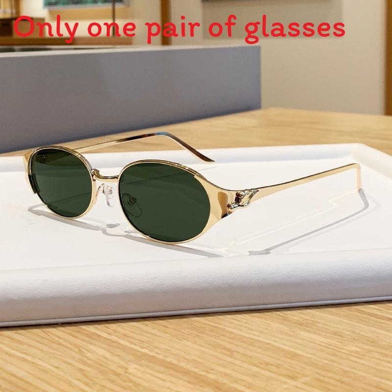 Oval Full Frame Sunglasses With Uv400 Protection For Outdoor Sports And Fashion Style