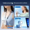Rechargeable Handheld Neck-Hanging Mini Fan with Semiconductor Cooling and Long Battery Life