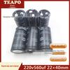 TEAPO Durable 220V 560uF 22×40mm Aluminum Electrolytic Capacitor for Filtering
