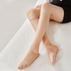 2/4 Paar Unifarbene Dünne Damen-Kniestrumpfhosen Für Frauen Sommer Dünne Durchsichtige Kniestrumpfhosen 15 Denier Nylonstrümpfe