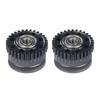 Heavy Duty Two Metal Extruder Gear Set High Wear Resistance Easy Replacement for K2 Plus Continuous Printing