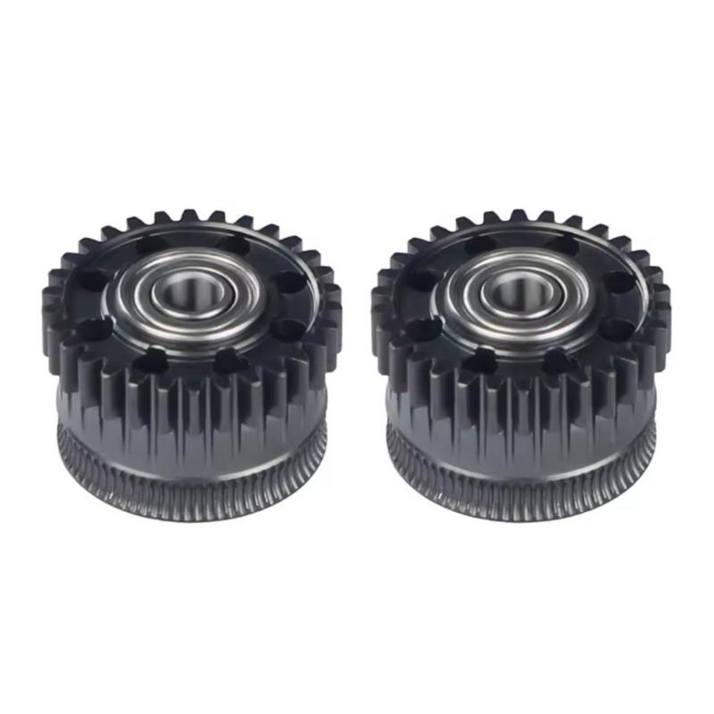 

Heavy Duty Two Metal Extruder Gear Set High Wear Resistance Easy Replacement for K2 Plus Continuous Printing 1