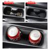 Right Rudder for Hyundai I30 I30 N Cup Holder Storage Box Shock-Absorbing Central Armrest Cup Tray TPE Car Accessories