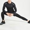 Li-Ning Training Series Tight-Fitting Long Sleeve Fitness Shirt Men Tops Standard-Black AUDQ015-1