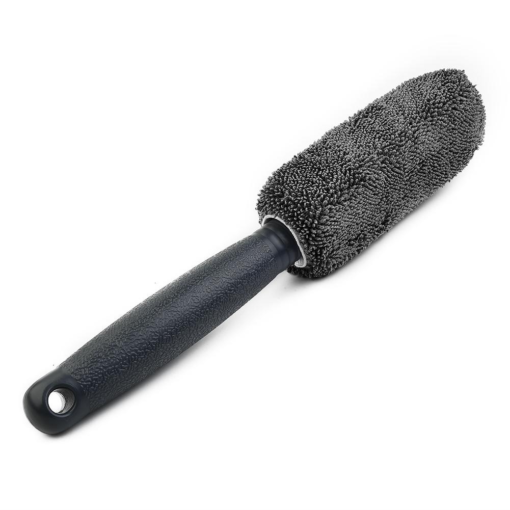 1pcs Wheel Cleaning Brush Black Bristle Clean Cleaner