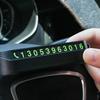1Pc Car Temporary Parking Card Phone Number Card Plate Telephone Number Car Park Stop Automobile Accessories