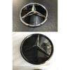 For Mercedes Benz W205 W212 W213 W204 ML W166 CLA C117 A W176 W177 C W204 E GLK X204 GLA GLC GLE GLS Grillmerke flatt speil foran