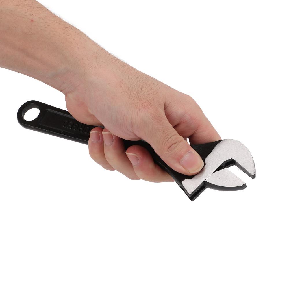 Adjustable Adjustable Wrench 45 Steel Open End Wrench Black Oxide Wrench  General Maintenance