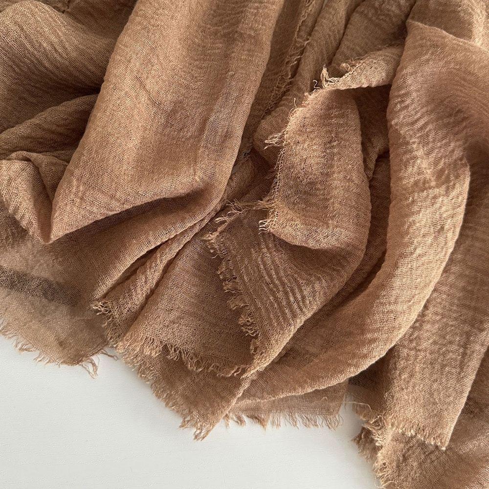 Big Size Turban Shawl Crinkle Women's Shawls New Hijab Hood