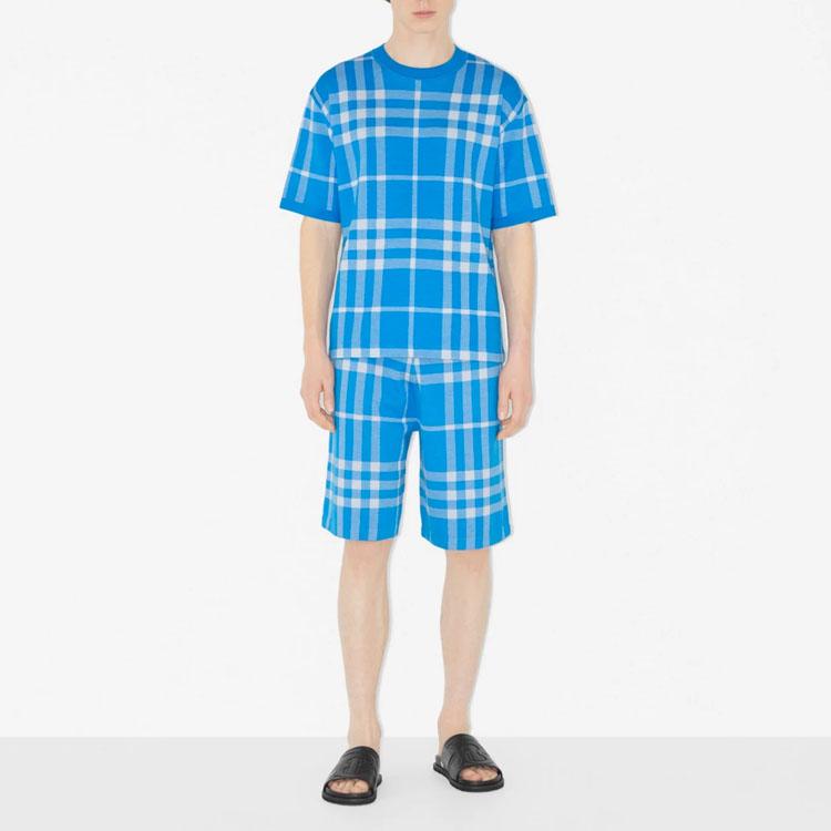 Burberry SS23 Casual Shorts Men's Vivid Blue 80656801