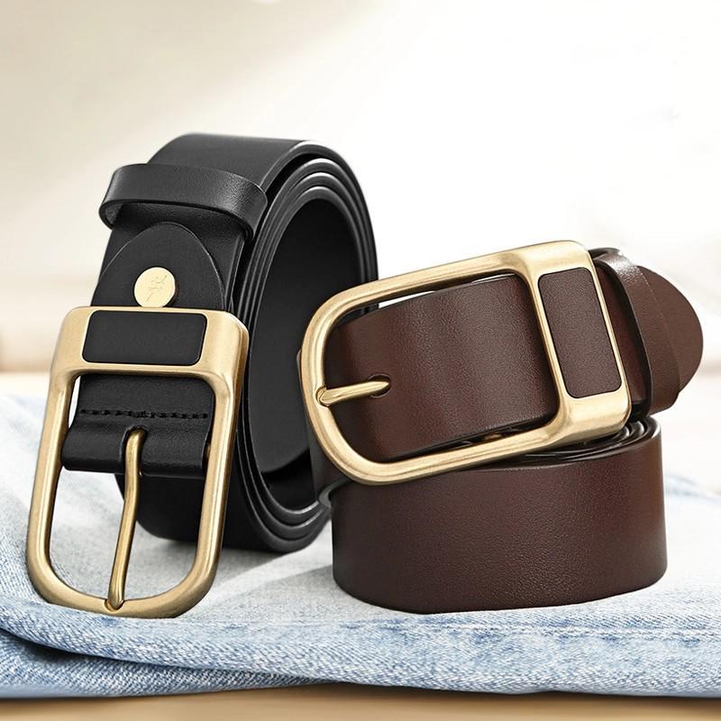 Men's Rotating Buckle Belt – Casual, Versatile, Fashionable Korean Style