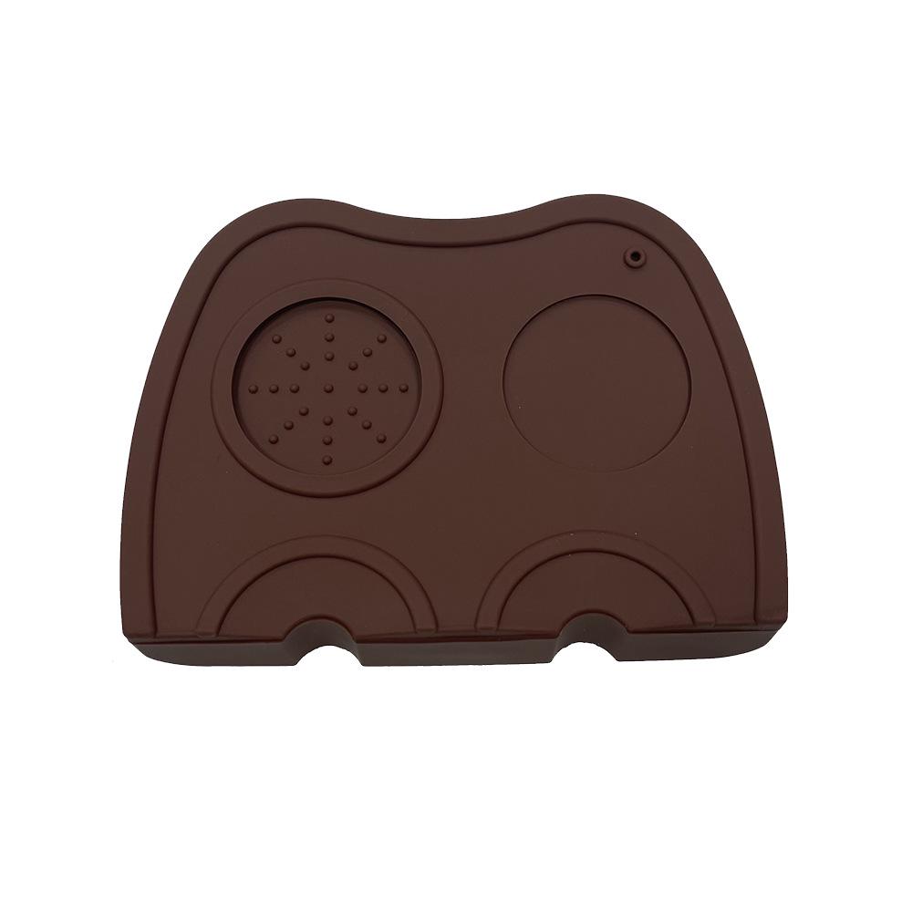 Coffee Tamping Corner Mat - Non-Slip Silicone Tamper Pad