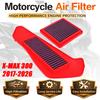 Motorcycle High Flow Engine Air Filter Cleaner For Yamaha XMAX300 X-MAX 300 Tricity300 Replacement Washable Air Intake Filter