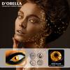 D'ORELLA 1 Pair DINOSAUR Eye Cosplay Soft Contact Lenses for Eyes Halloween Crazy Contacts Cosmetic Contactlen