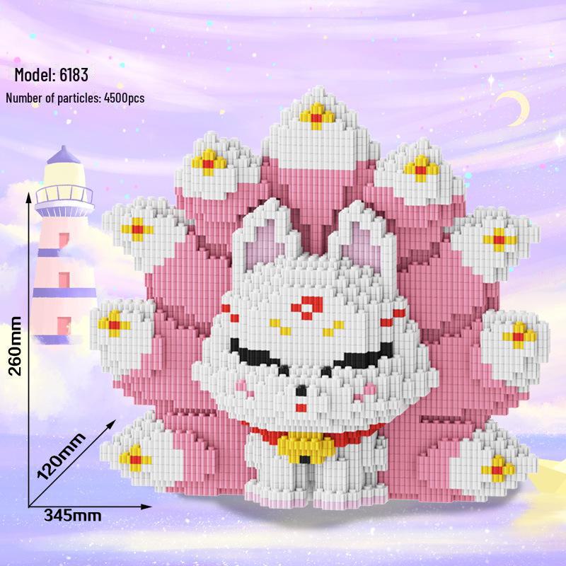 Year of the Dragon: Chinese-Styled Unicorn Dragon Building Blocks - Educational Puzzle Toy for Kids