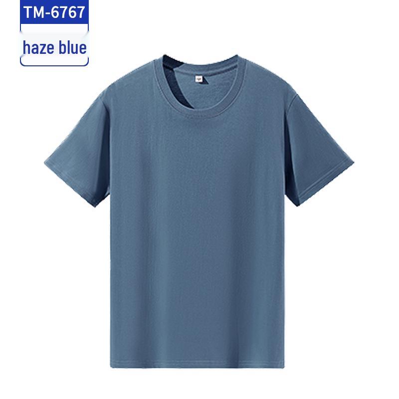 Custom Pure Cotton Short-Sleeve T-Shirt for Campus Clubs and Class Uniforms