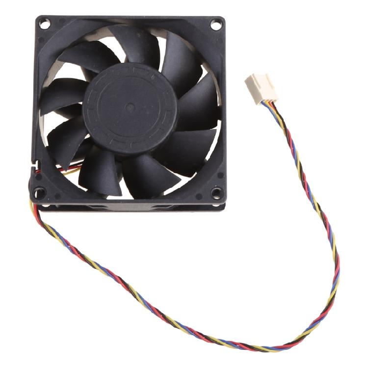 PWM Ball Bearing Fan KZ8025B012U DC 12V 4pin Cooling Fan CPU Cooler Chassis Radiator for Desktop Computer 6500RPM Fan