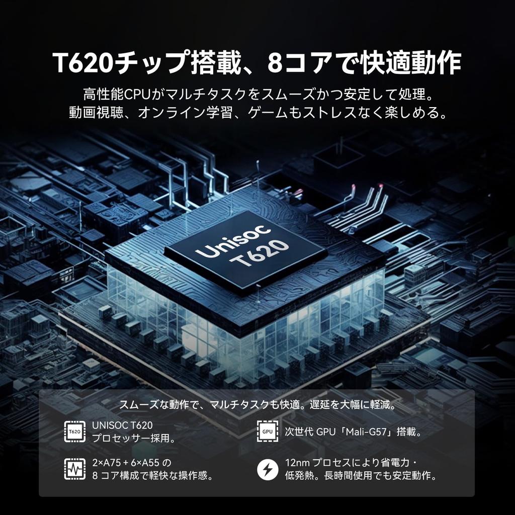 Mini Pad Android 15 Tablet with IPS Display UNISOC T620 CPU 18GB RAM 128GB ROM 5000mAh Compatible Google Cast Voice Assistant Support 8.4-inch FHD+