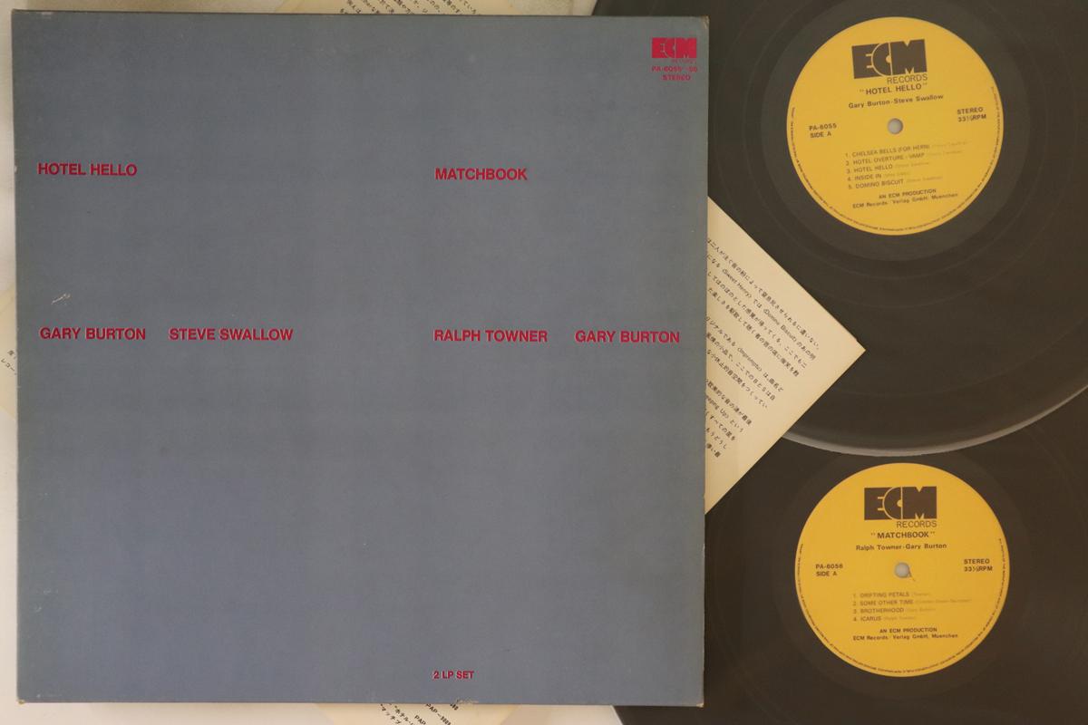 

LP Record GARY BURTON, STEVE SWALLOW - Hotel Hello PA605556 ECM 1975 Japan Jazz Used