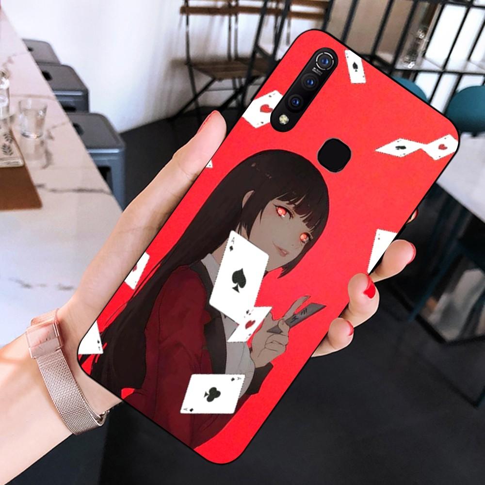 Japanese Anime Kakegurui Jabami Yumeko Phone Case For Huawei Y9 6 7 5 Prime Enjoy 7s 7 8 plus 7a 9e 9plus 8E Lite Psmart Shell