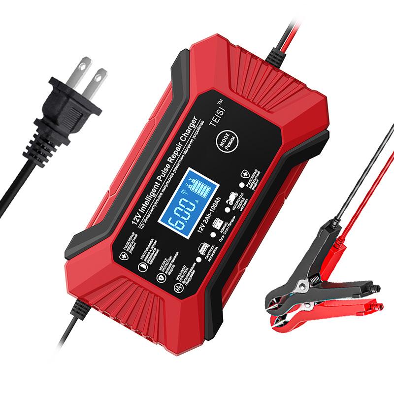 Smart Pulse Repair 12V Car Battery Charger, Nine-Stage Lead-Acid Charger