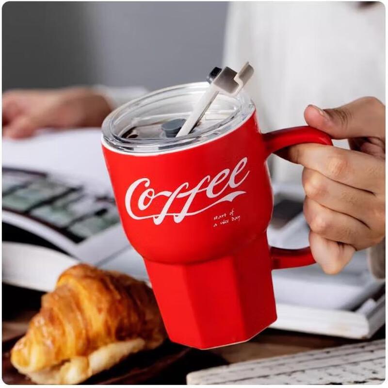 ShangHeng SHZH-MKB06 Cola Straw Ceramic Mug
