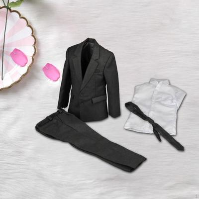 1/6 Male Action Figures Suit Set Jacket Shirt Pant Clothes Model Accessories Full Doll Clothing