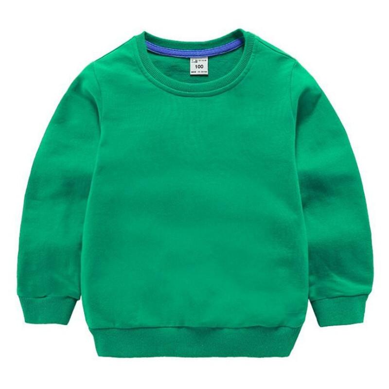 Spring Baby Girls Boys Sweatshirts Kids O-Neck Cotton Pullover Shirts Children Casual Loose Bottoming Tops Clothes