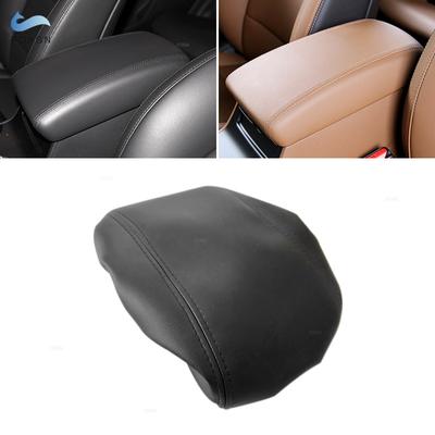 Pro Hyundai Tucson 2015 2016 2017 2018 Vnitřní Středová konzola Kryt boxu na loketní opěrku Kožená ochrana z mikrovlákna