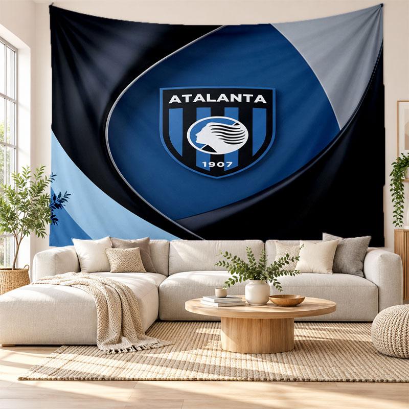 Atalanta FC Wall Tapestry, Soft Fabric Wall Hanging, Decorative Backdrop For Bedroom Home Wall Art