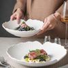 Large White Creative Ceramic Soup and Salad Bowl
