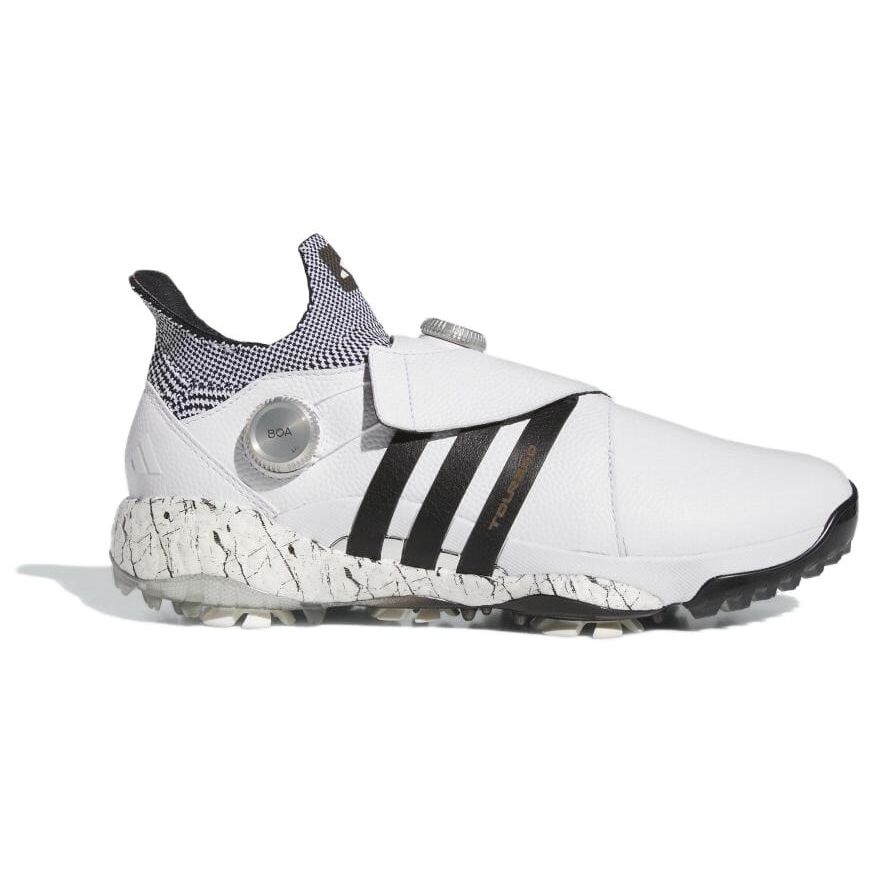 Adidas Tour360 Cushioning Durable Low Top Golf Shoes Unisex Golf Shoes White Black GW2109