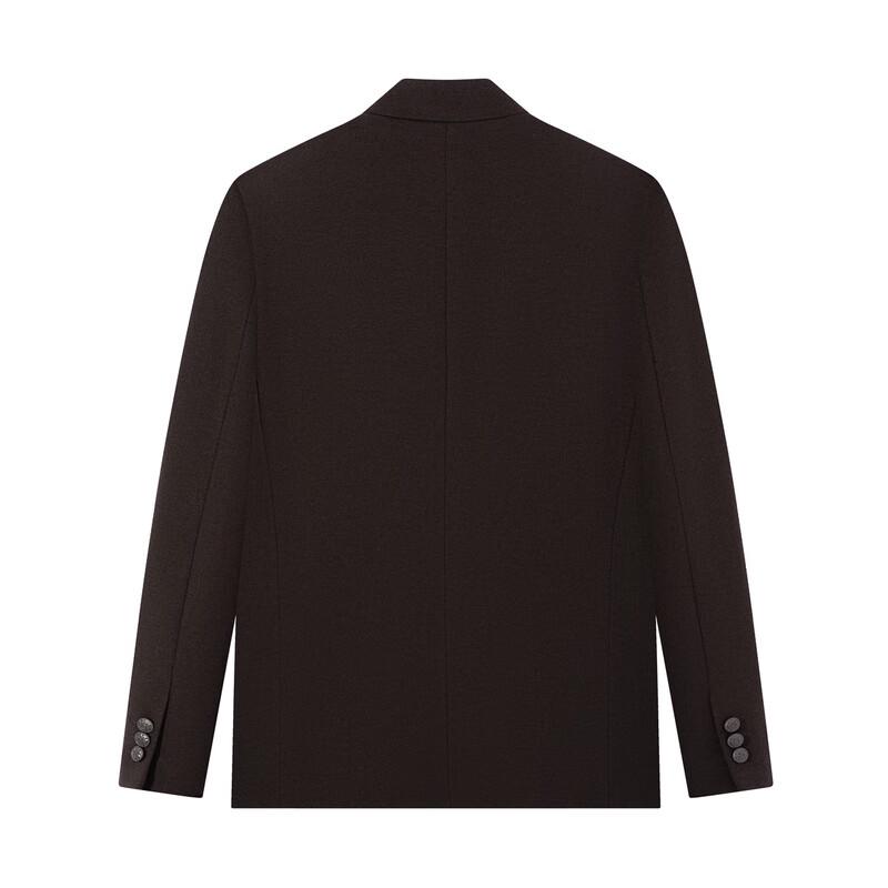 SEVEN Men's Lamb Wool Blend Mandarin Collar Suit Jacket