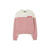 LAP Love Lettering Striped Knit Ar1Kh120