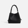 New Niche High-end Vegetable Basket, Fashionable Woven Bucket Bag, Commuting Hand-held Single Shoulder Diagonal Cross Bag