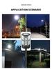 Solarbetriebene LED-Außenhofleuchte mit Bewegungssensor, Wasserdicht, für Fernbedienung und Straßenbeleuchtung