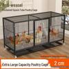 Large Reinforced Chicken Coop: Multi-Use Iron Cage for Chickens, Chicks, Pigeons, and Ducks