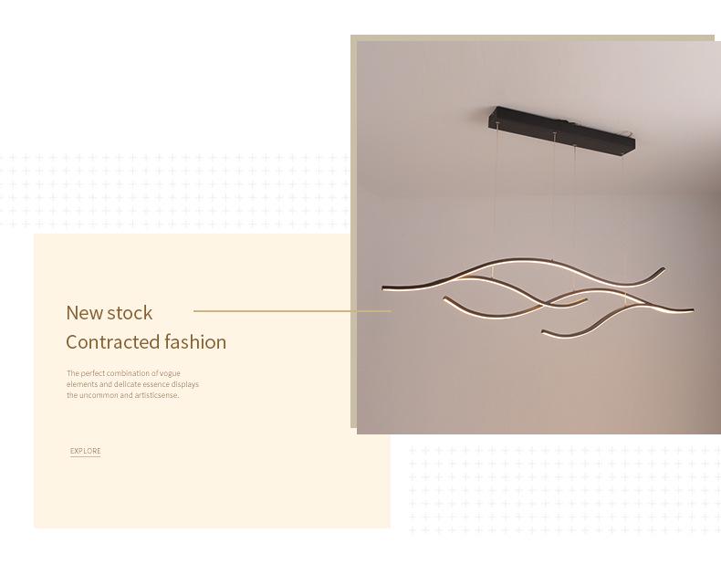 Nordic LED Pendant Light: European Creative Gold Design for Office & Restaurant, 2020