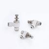 1Pcs Speed Regulation Air Tube Connector Connector Fitting Speed Control Valve