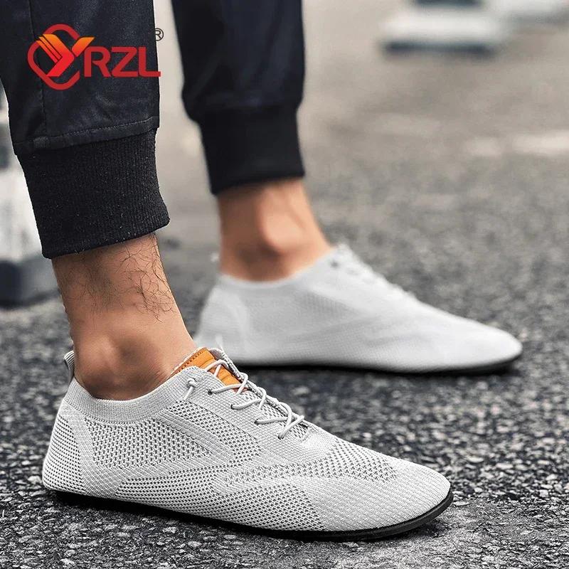 Mocassini da Uomo YRZL in Rete Mocassini da Guida Suola Sottile Scarpe Piatte da Passeggio Leggere Traspiranti Antiscivolo Mocassini Casual Scarpe da Uomo