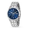 Sector 660 Series Chronograph Water Resistant to 5 Blue Stainless Steel Authentic Men's Watch, Business/Sports, ATM, Dial, Band, 42mm, 2-Year