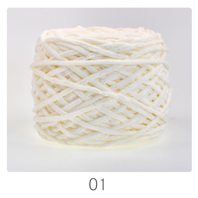 Chunky Ice Silk Yarn for Hand-Knitting: Ideal for Sweaters, Scarves, Bags, Crochet Dolls, and Hooked Shoes
