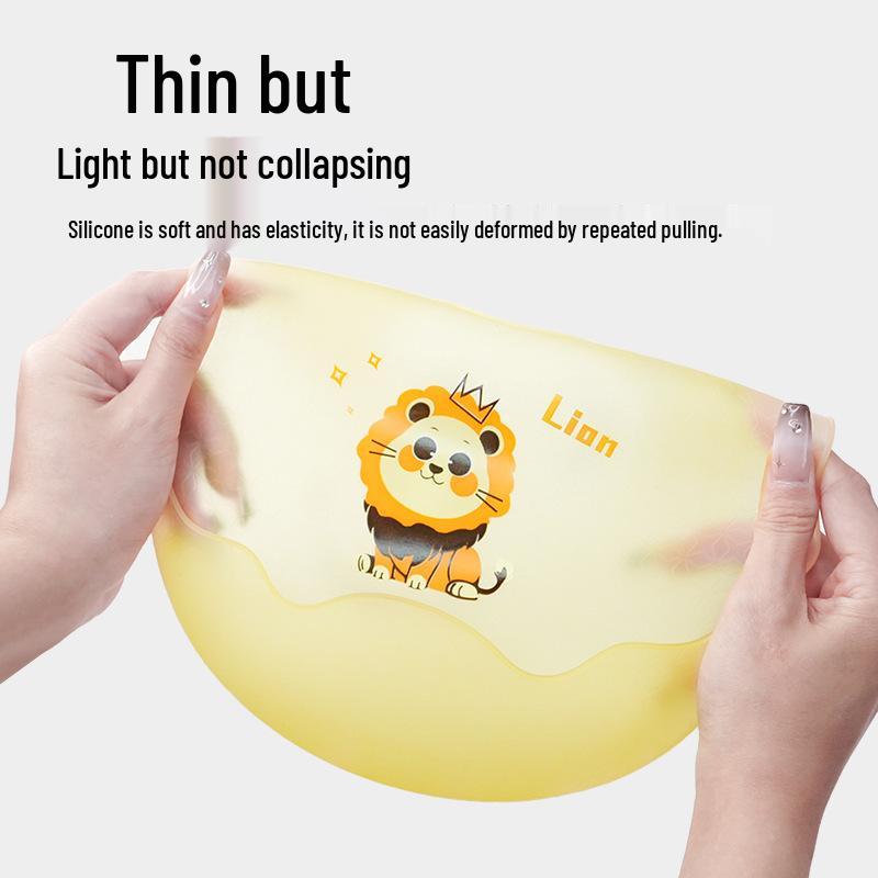 Ultra-Thin Waterproof Silicone Bib for Babies - Soft and Durable Drool and Food Catcher