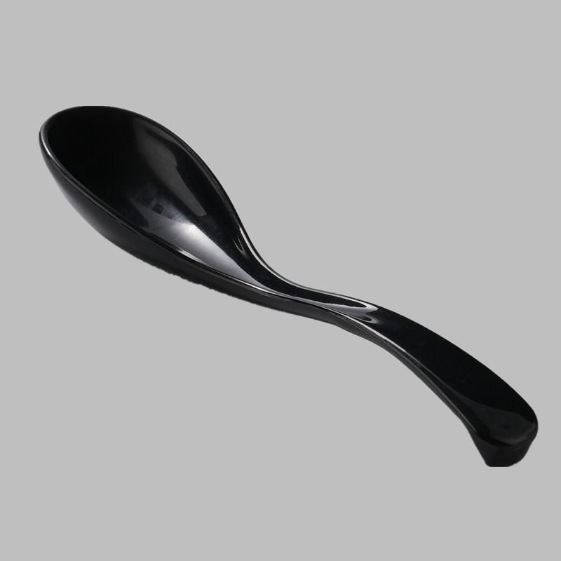 PP Material Soup Spoon, Long-handled Porcelain-like Soup Spoon, Household and Restaurant Ramen Spoon, Plastic Spoon
