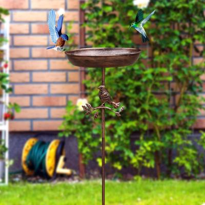 Badebecken Vogeltränke Tablett Dekorative Vogeltränke zum Trinken Garten