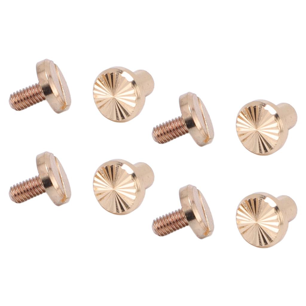 40Pcs 8 X 6mm Book Blinding Screw Rivet Zinc Alloy Secure Fixation Leather Binding Posts Bolts Nail for Belt Handbag
