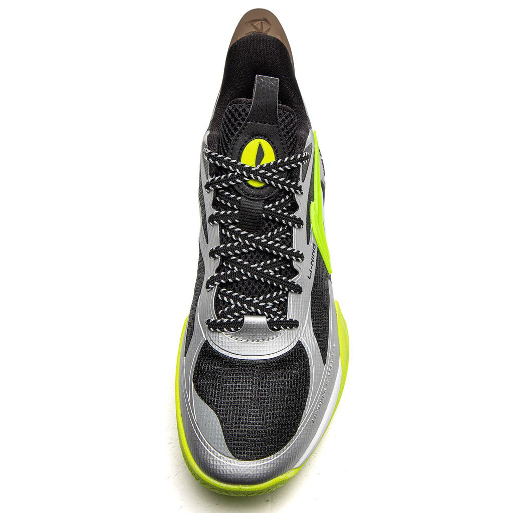 Li Ning Kids Wind Shadow 2.0 Basketball Series Classic Comfortable Fashion Lightweight Shock Absorption Low Top Basketball Shoes YKBV032-3