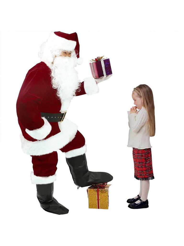 Men's Santa Claus Costume Set for Christmas & New Year's Eve Cosplay Parties